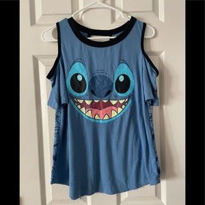 Disney Stitch off the shoulder shirt